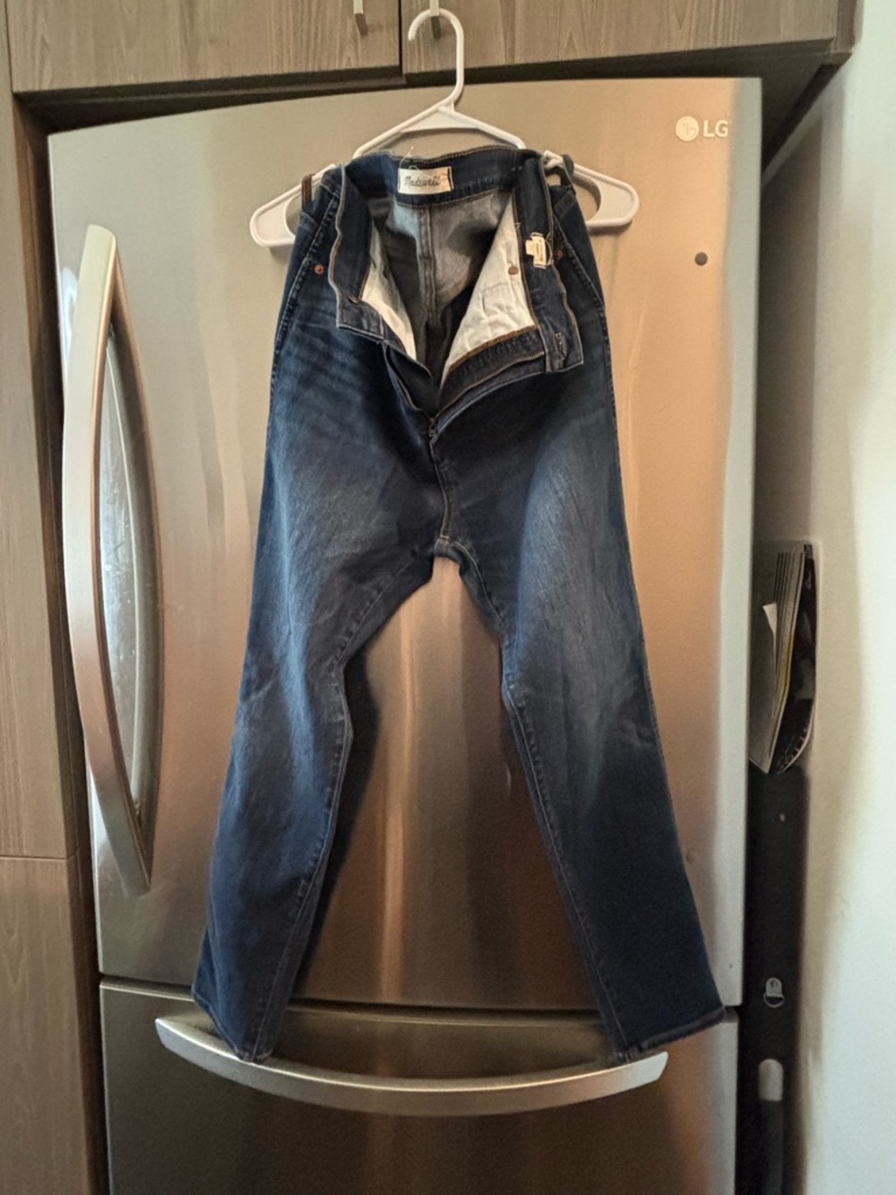 Madewell Skinny Jeans in Dark Blue Denim